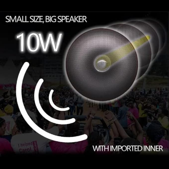 SDRD SD-501 HOME SPEAKER MICROPHONE INTEGRATED SINGLE SING MOBILE PHONE KARAOKE | GOLD - Image 4